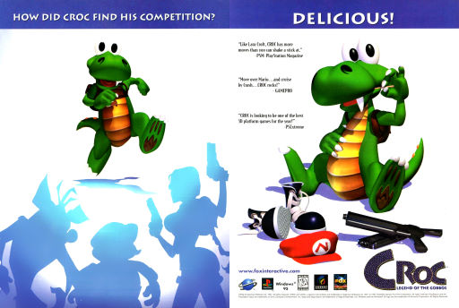 "How did Croc find the competition? Delicious!"