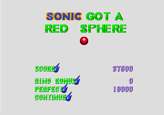 SONIC GOT A RED SPHERE