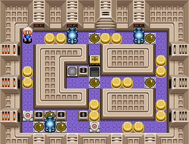 Super Bomberman 5 Zone 5b Map Map for Super Nintendo by