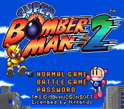 SUPER BOMBERMAN 2 (information) .:. Ragey's Totally Bombastic Bomberman  Shrine Place