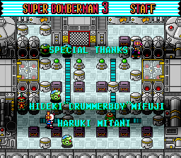 SNES - Super Bomberman 3 - Brain Bomber, Togetoge & Chikuchiku - The  Spriters Resource