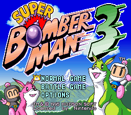 SUPER BOMBERMAN 4 (reference) .:. Ragey's Totally Bombastic
