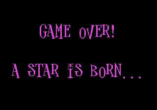 Game over! A star is born...