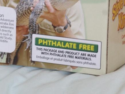 PHTHALATE FREE: THIS PACKAGE AND PRODUCT ARE MADE WITH PHTHALATE FREE MATERIALS.
