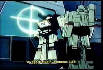 Ravage, RatBat, Laserbeak Eject!